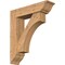 Ekena Millwork Westlake Traditional Smooth Bracket w/ Offset Brace, Western Red Cedar, 7 1/2"W x 30"D x 34"H BKT0806X30X34WTL01SWR - alternate 1